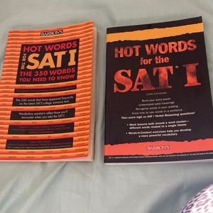 SAT study guides gently used